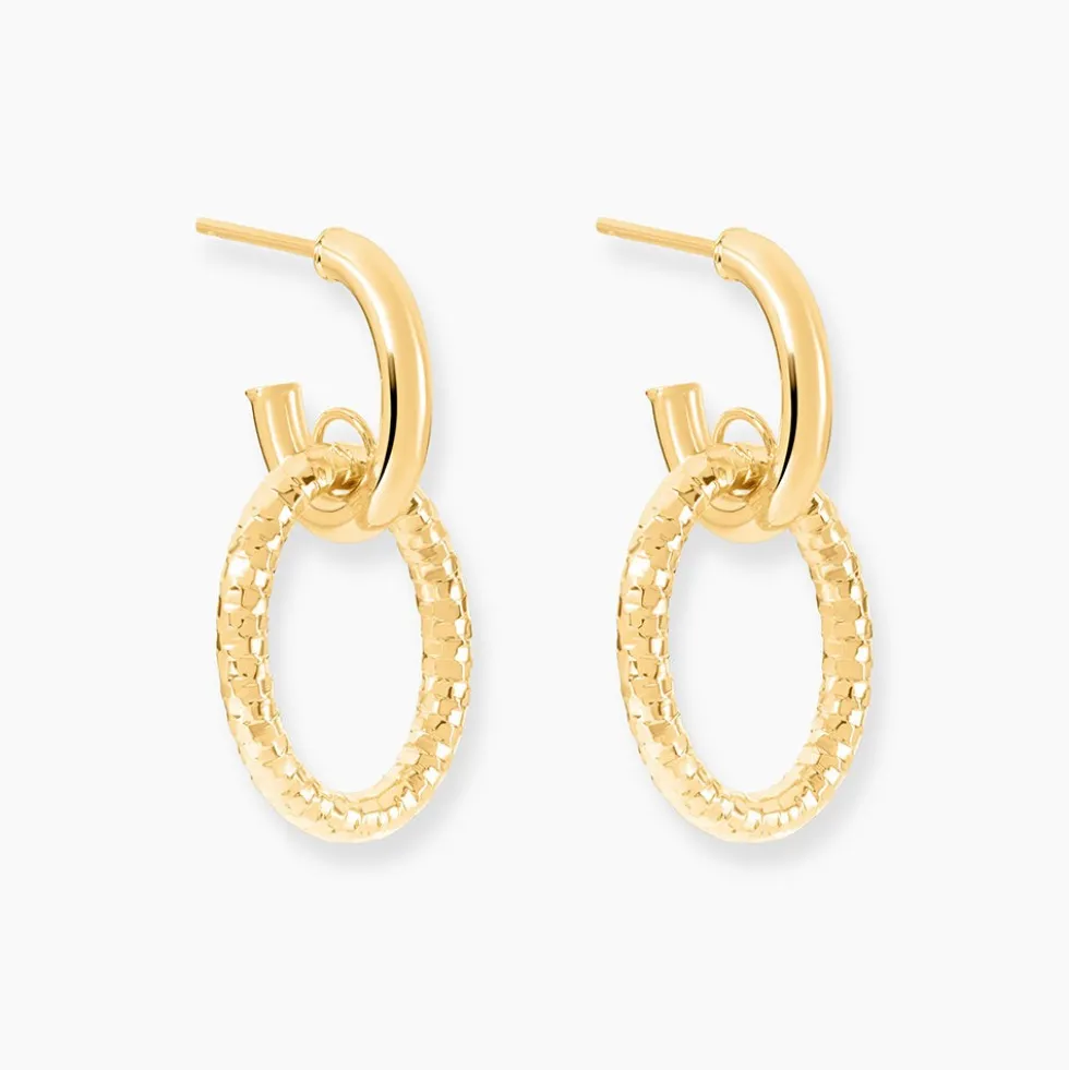 Boucles D'Oreilles Pendantes Chafik Or Jaune