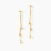 Boucles D'Oreilles Pendantes Brooks Or Jaune