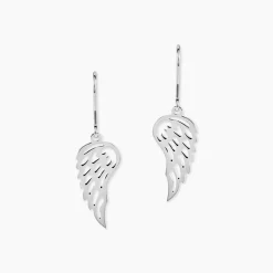 Boucles D'oreilles Pendantes Aitana Argent Blanc