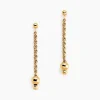 Boucles D'oreilles Pendantes Cordelia Or Jaune