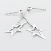 Boucles D'oreilles Pendantes Eloisa Argent Blanc