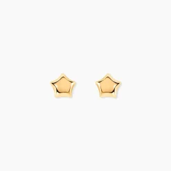 Boucles D'oreilles Puces Alphonsine Etoile Or Jaune