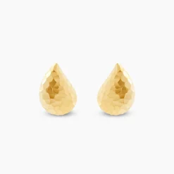 Boucles D'Oreilles Puces Aziz Or Jaune