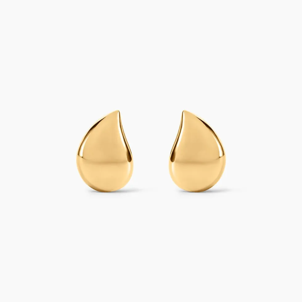Boucles D'Oreilles Puces Aziz Or Jaune