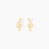 Boucles D'oreilles Puces Bayram Musique Or Jaune