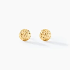 Boucles D'oreilles Puces Bernia Or Jaune