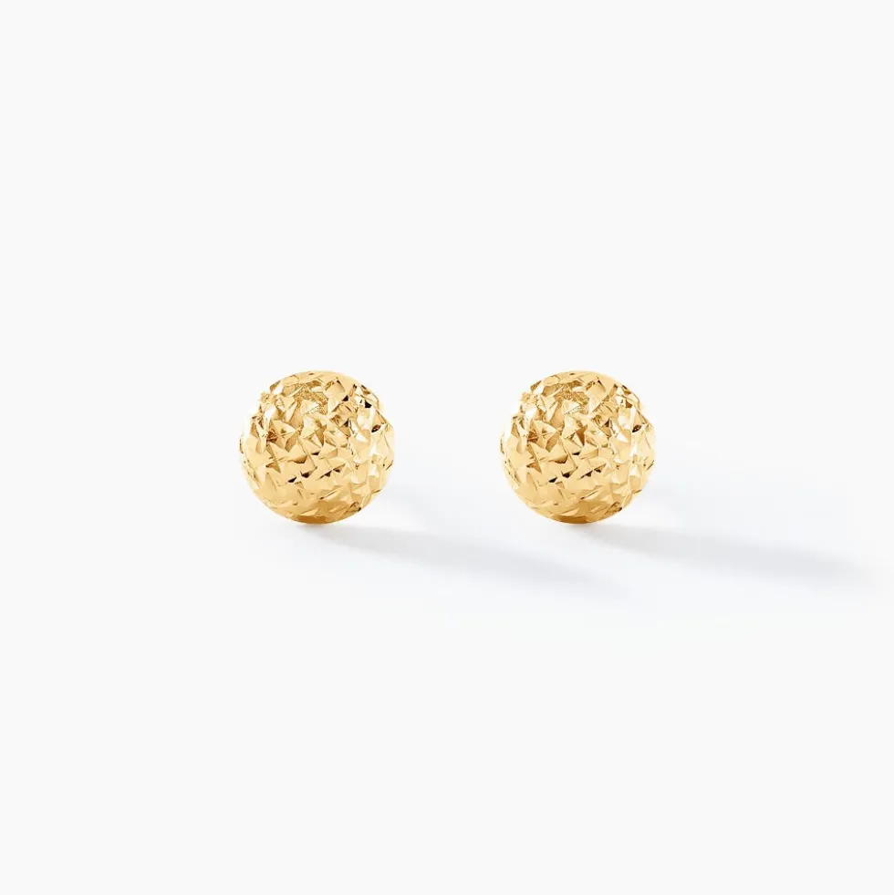 Boucles D'oreilles Puces Bernia Or Jaune