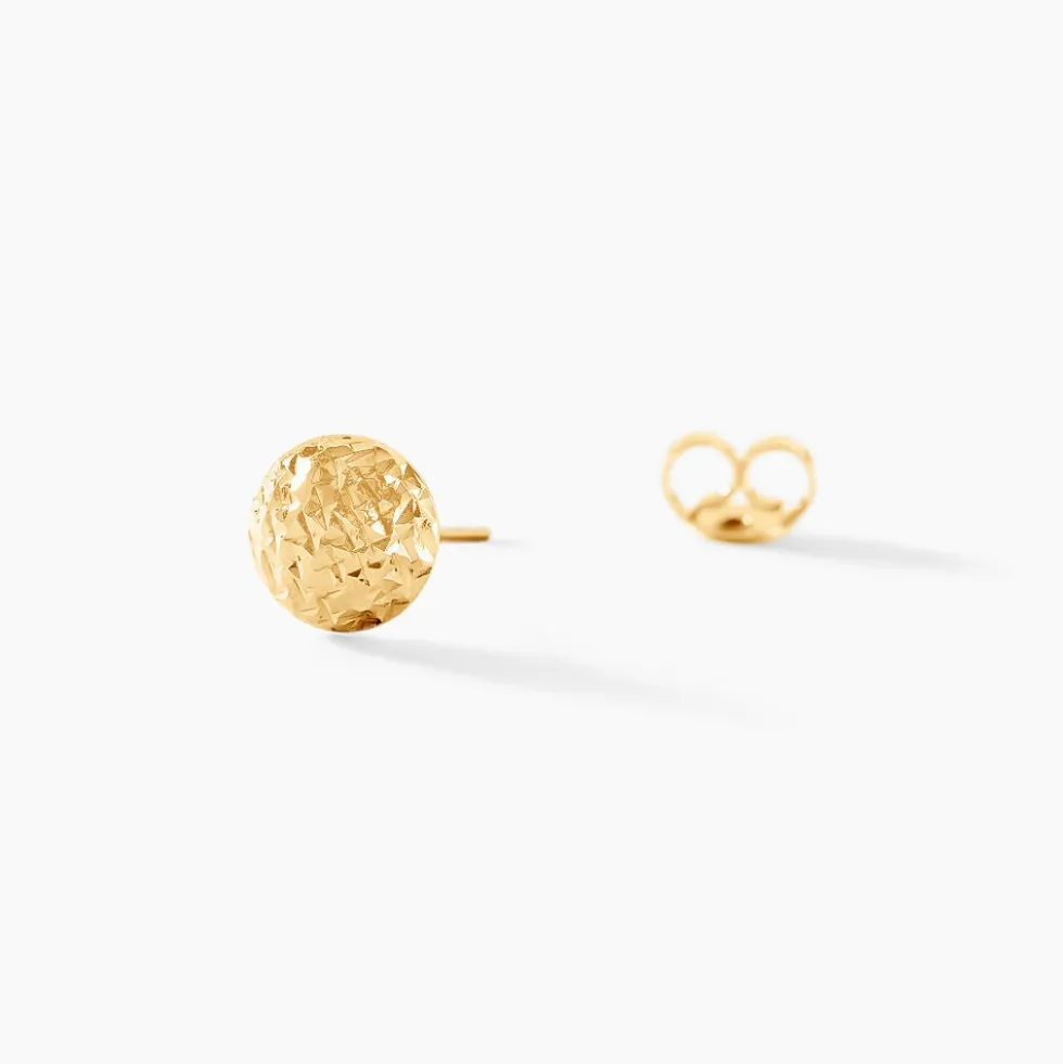Boucles D'oreilles Puces Bernia Or Jaune