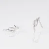 Boucles D'oreilles Puces Callum Or Blanc Diamant