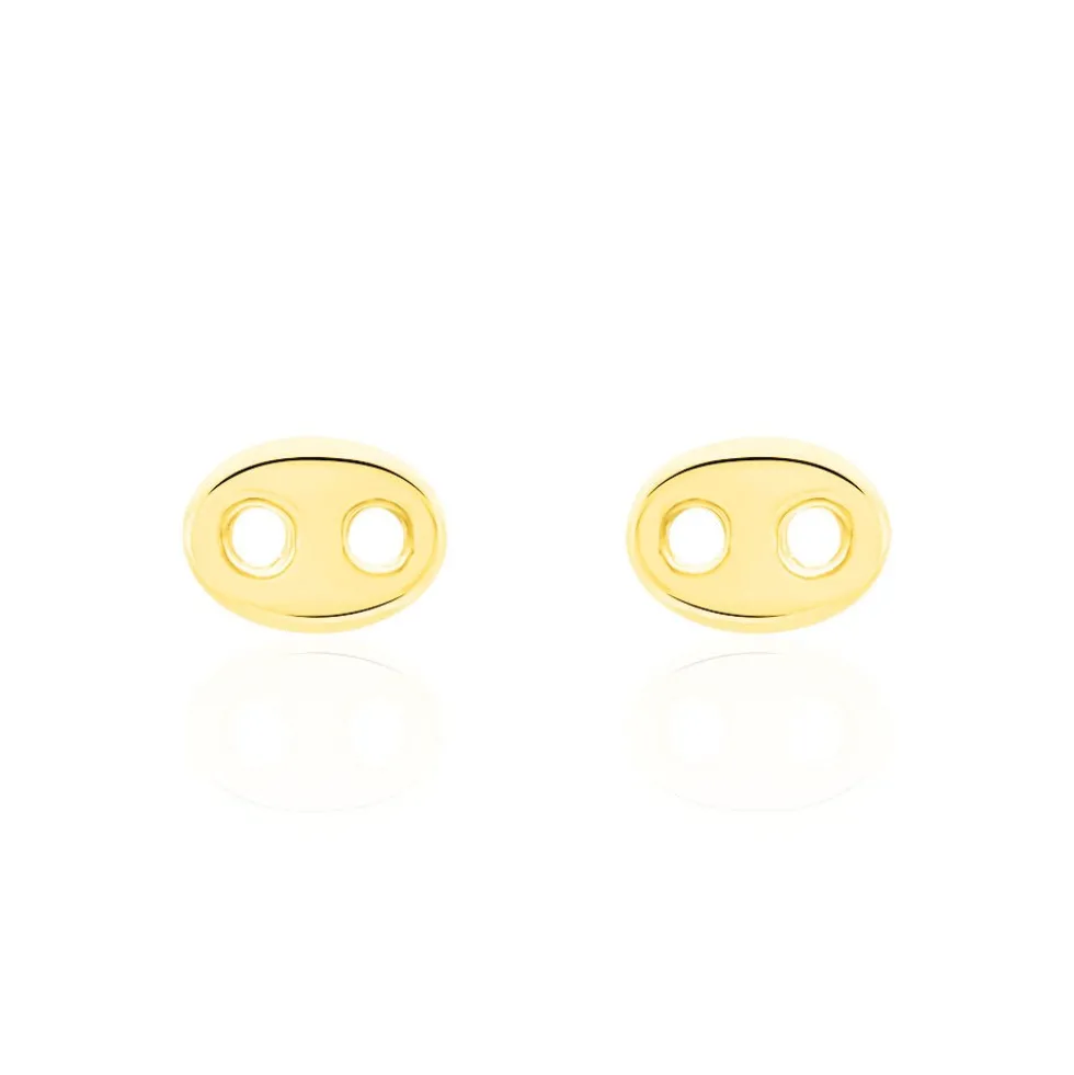 Boucles D'oreilles Puces Cara Or Jaune