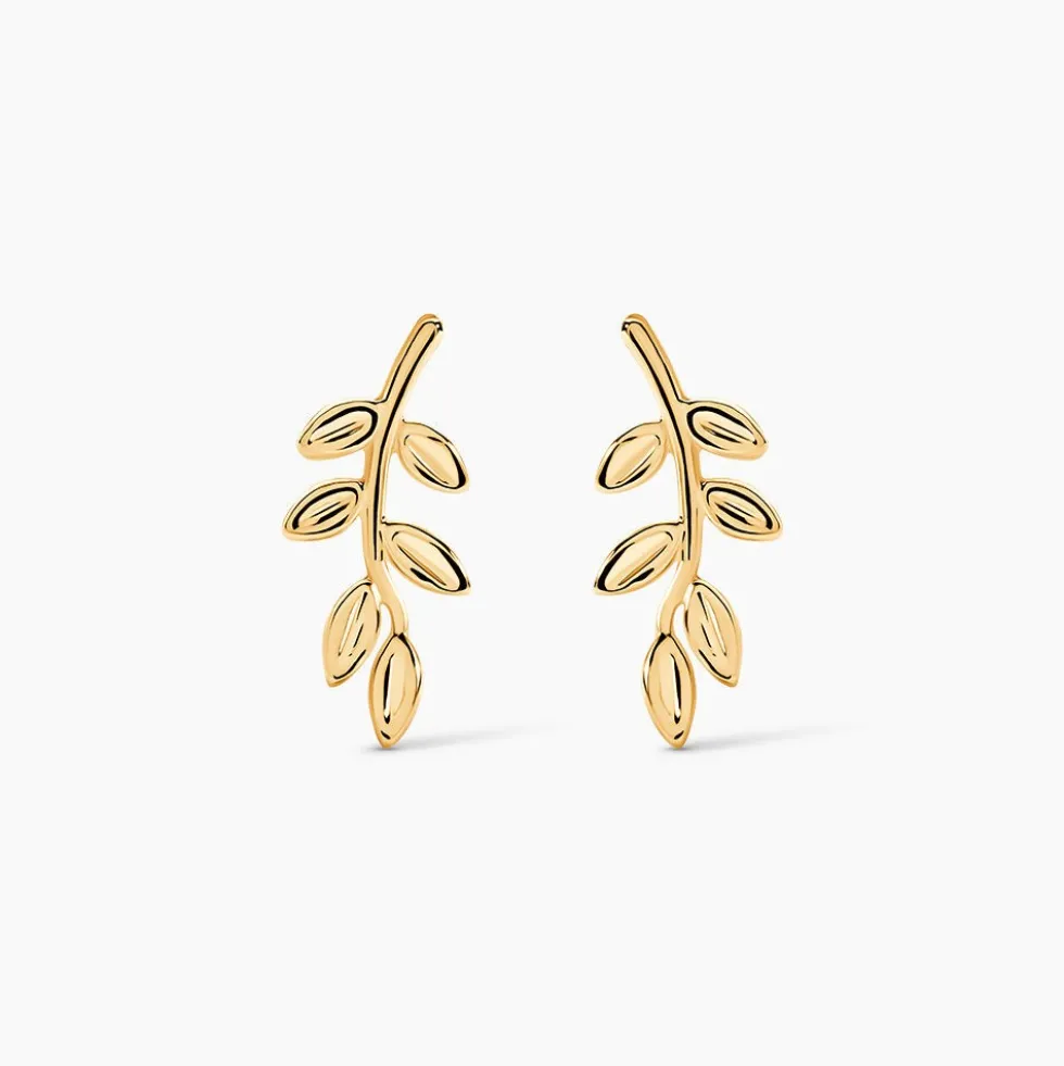 Boucles D'oreilles Puces Carla-rose Or Jaune