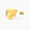 Boucles D'Oreilles Puces Cherish Acier Jaune