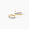 Boucles D'oreilles Puces Clotilda Or Jaune Diamant