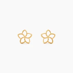 Boucles D'Oreilles Puces Daffodil Or Jaune