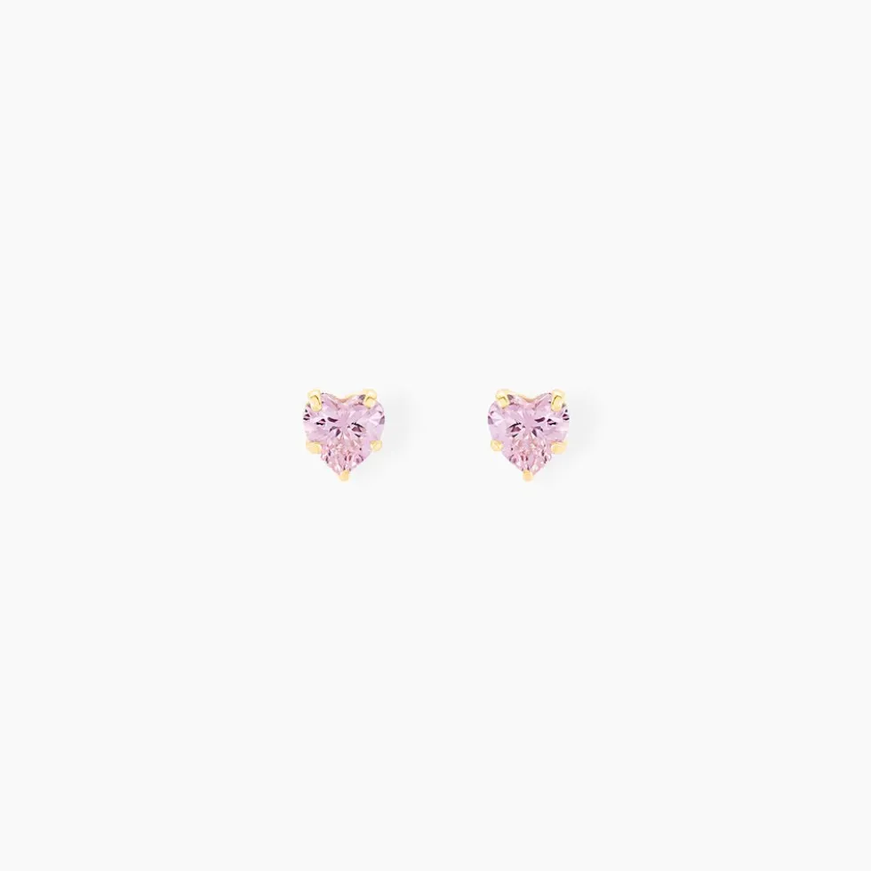 Boucles D'oreilles Puces Daria Or Jaune Oxyde