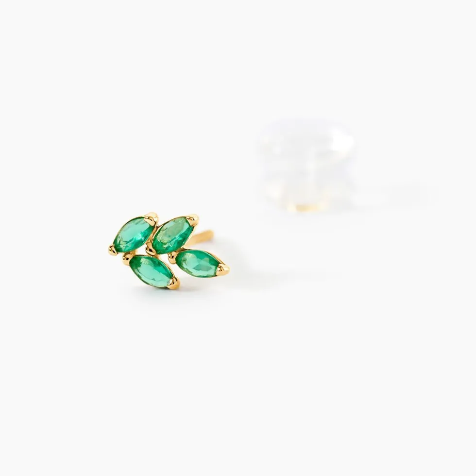 Boucles D'Oreilles Puces Declan Or Jaune Oxyde De Zirconium