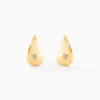 Boucles D'Oreilles Puces Eleone Or Jaune Diamant