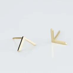 Boucles D'oreilles Puces Ella Or Jaune