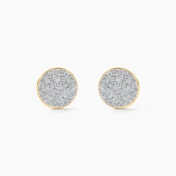 Boucles D'oreilles Puces Eryne Or Jaune