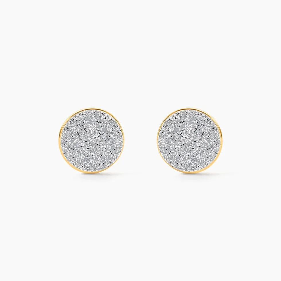 Boucles D'oreilles Puces Eryne Or Jaune