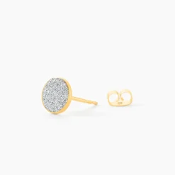 Boucles D'oreilles Puces Eryne Or Jaune