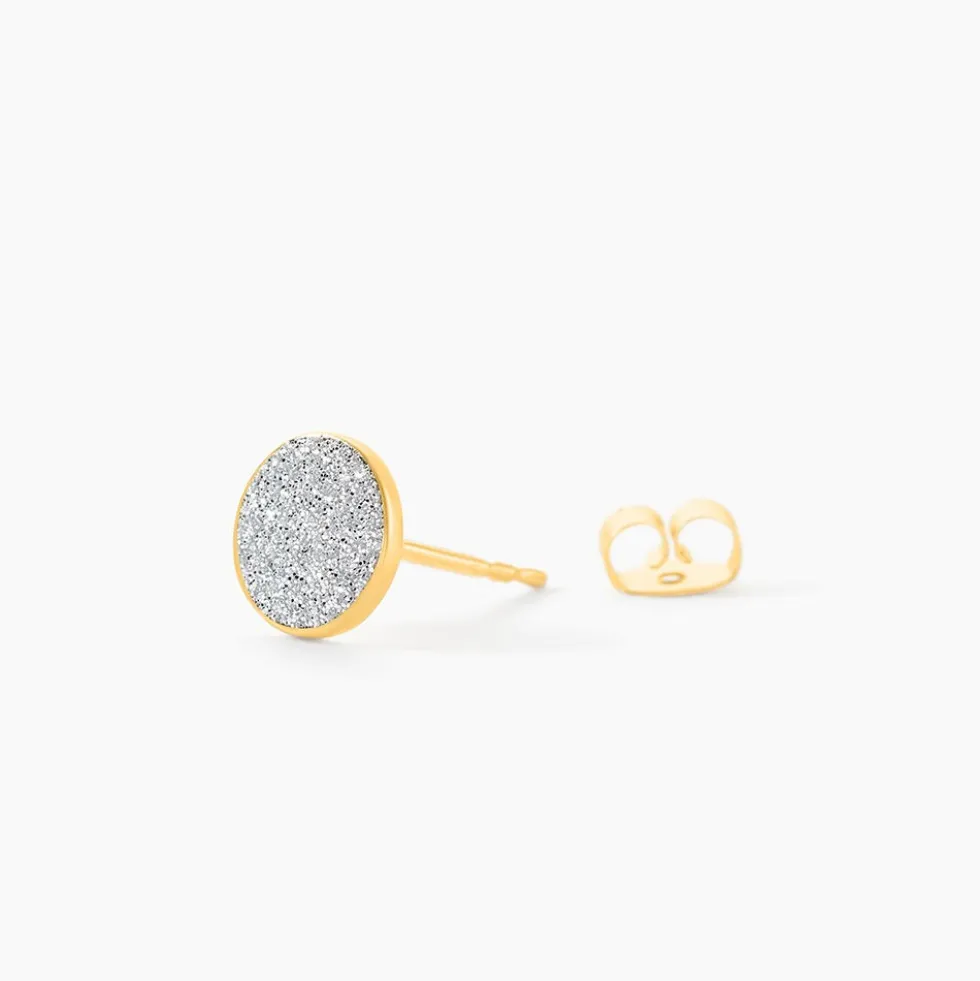 Boucles D'oreilles Puces Eryne Or Jaune