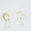 Boucles D'oreilles Puces Evanne Cheval Or Jaune