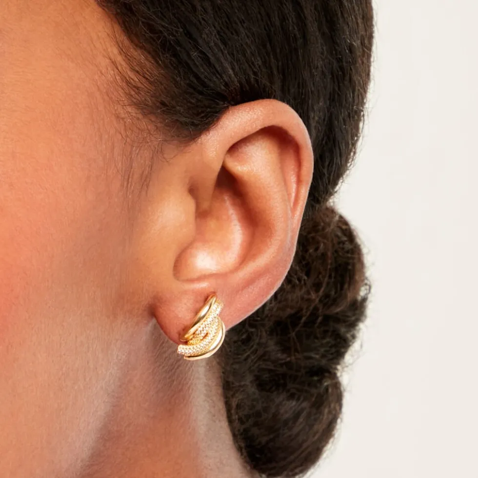Boucles D'Oreilles Puces Ferial Or Jaune