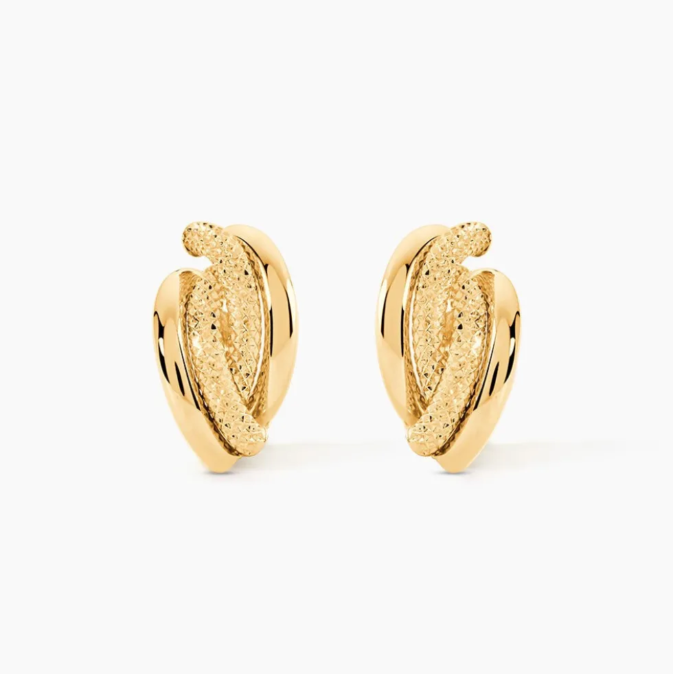 Boucles D'Oreilles Puces Ferial Or Jaune
