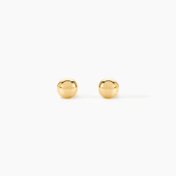 Boucles D'oreilles Puces Fidelia Boule Or Jaune