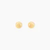 Boucles D'oreilles Puces Fidelia Boule Or Jaune
