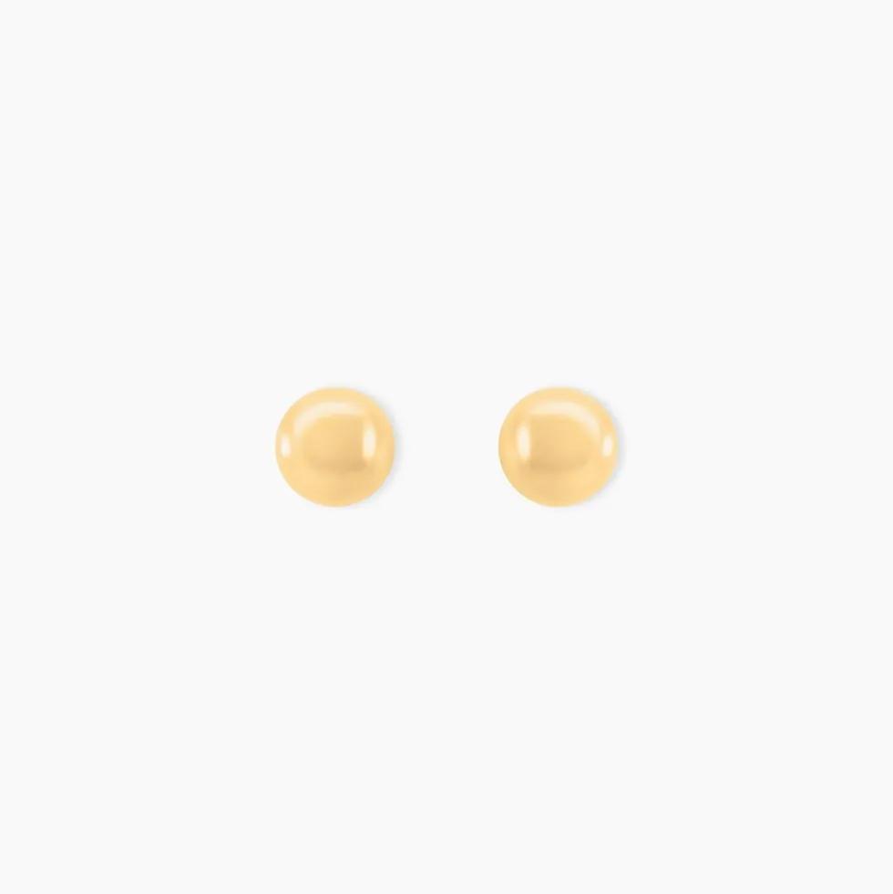 Boucles D'oreilles Puces Fidelia Boule Or Jaune