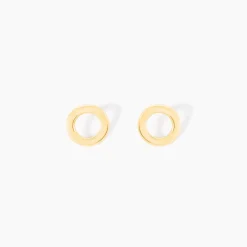 Boucles D'oreilles Puces Freyde Or Jaune