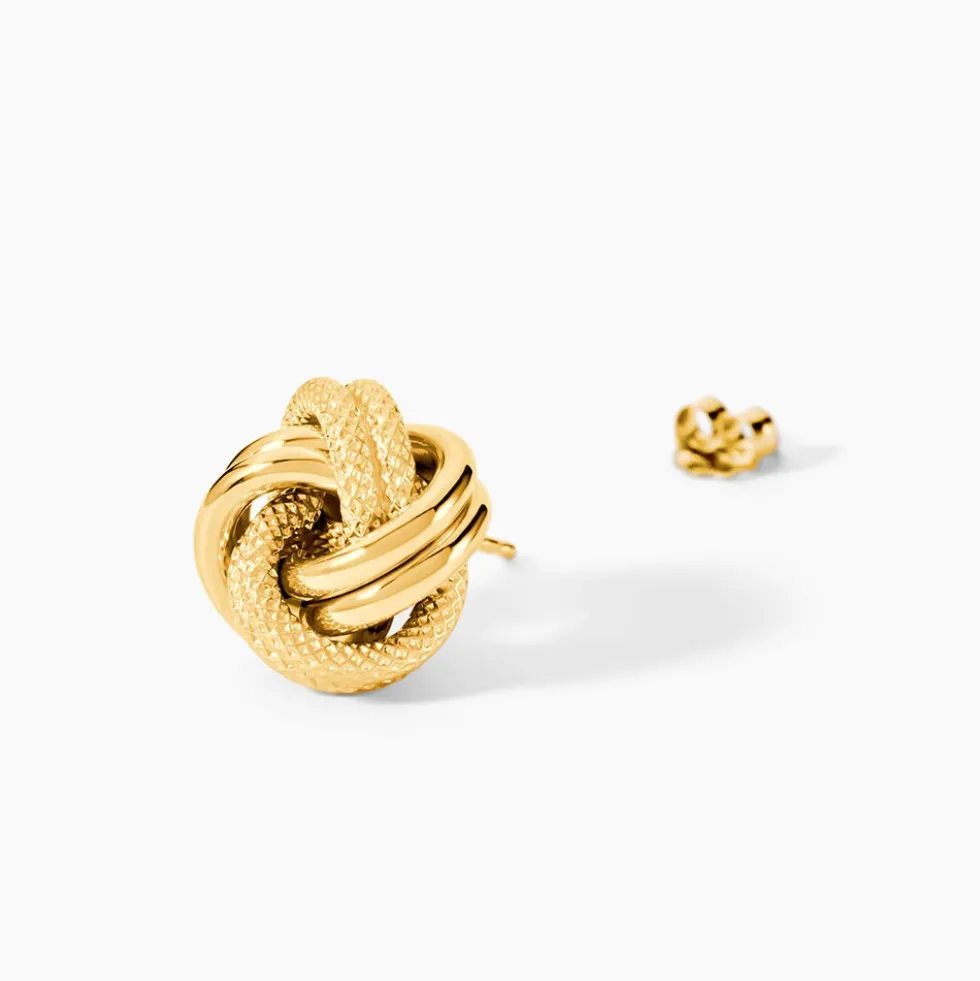 Boucles D'Oreilles Puces Gereon Or Jaune