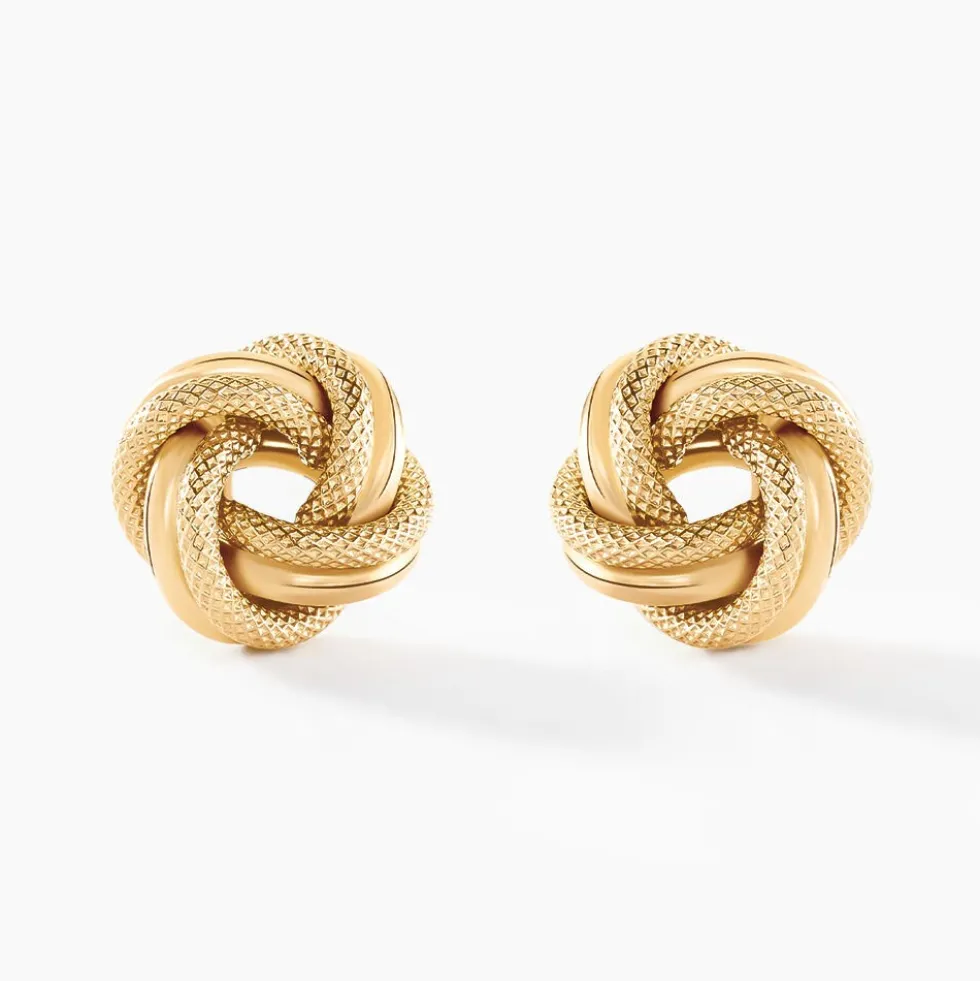 Boucles D'oreilles Puces Grover Or Jaune