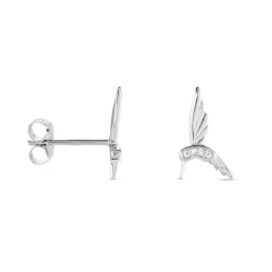 Boucles D'oreilles Puces Irysa Argent Blanc Oxyde De Zirconium