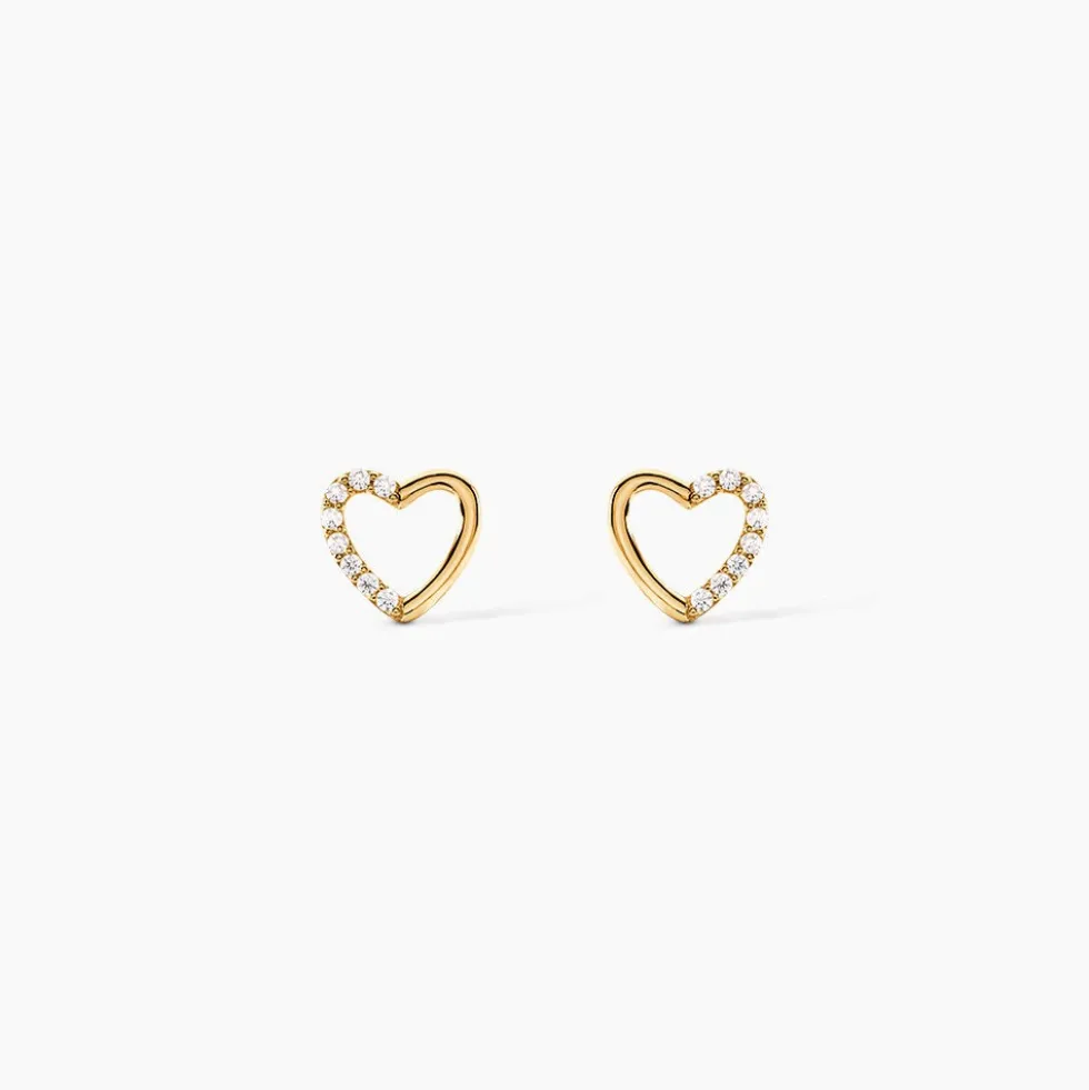 Boucles D'oreilles Puces Jakov Or Jaune