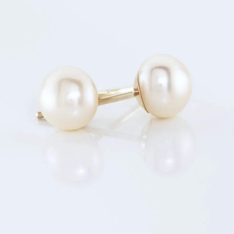 Boucles D'oreilles Puces Kesya Or Jaune