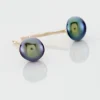 Boucles D'oreilles Puces Kesya Or Jaune Perle De Culture