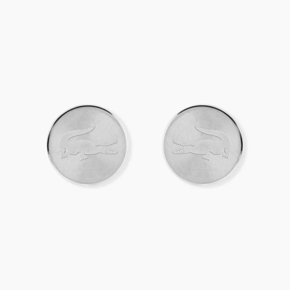 Boucles D'Oreilles Puces Lacoste Baseline Acier