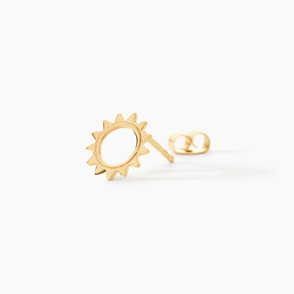 Boucles D'oreilles Puces Louki Or Jaune