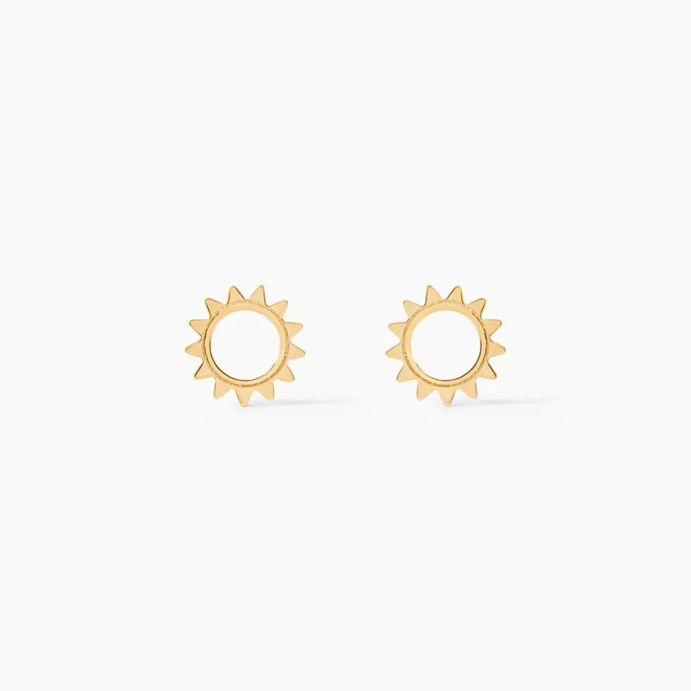 Boucles D'oreilles Puces Louki Or Jaune