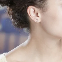 Boucles D'oreilles Puces Louki Or Jaune
