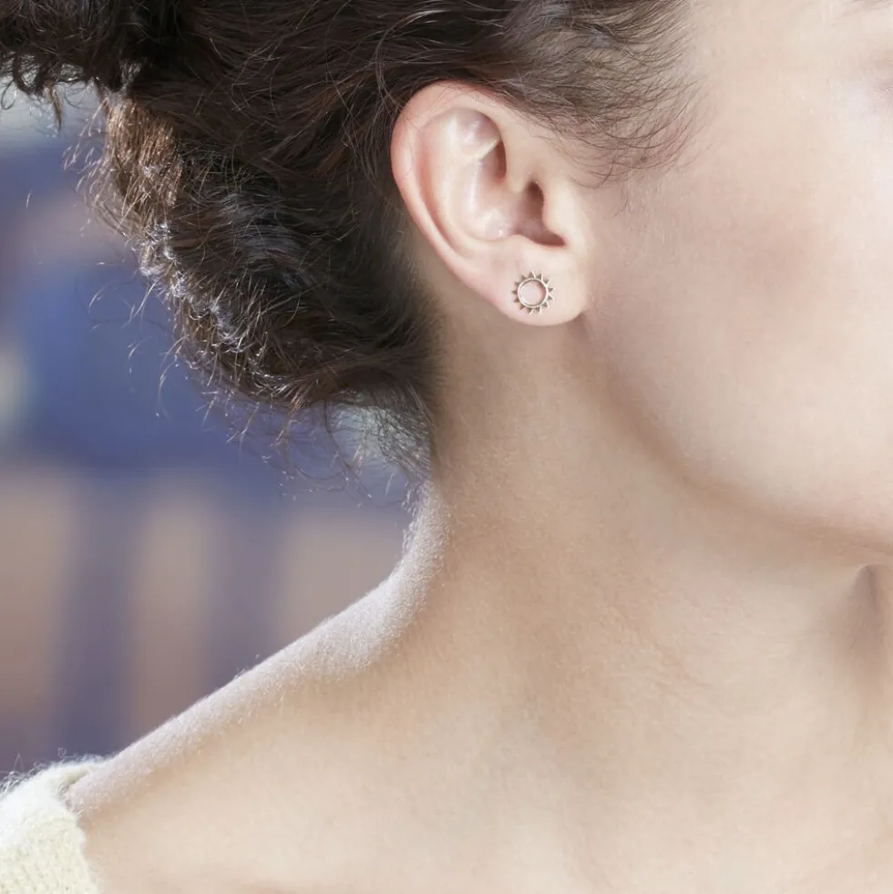 Boucles D'oreilles Puces Louki Or Jaune