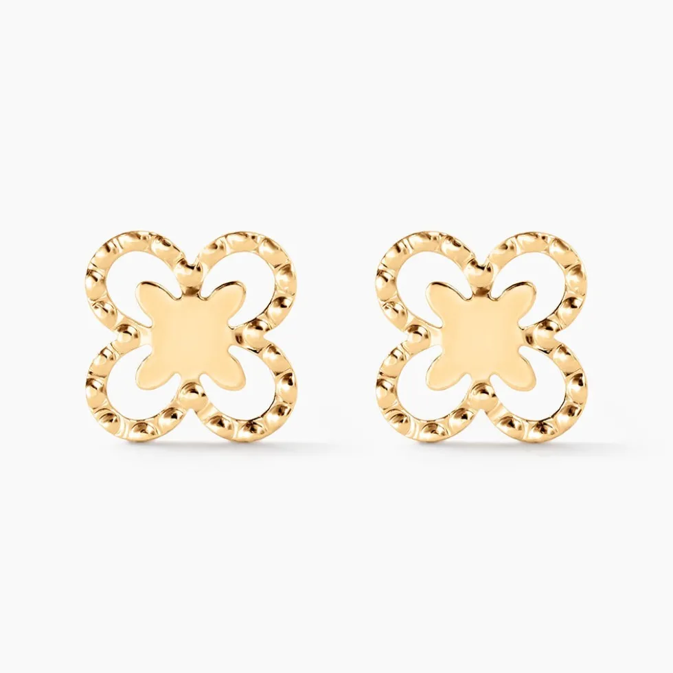Boucles D'Oreilles Puces Lyss Or Jaune