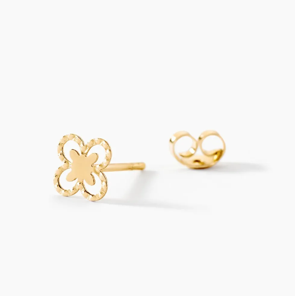 Boucles D'Oreilles Puces Lyss Or Jaune