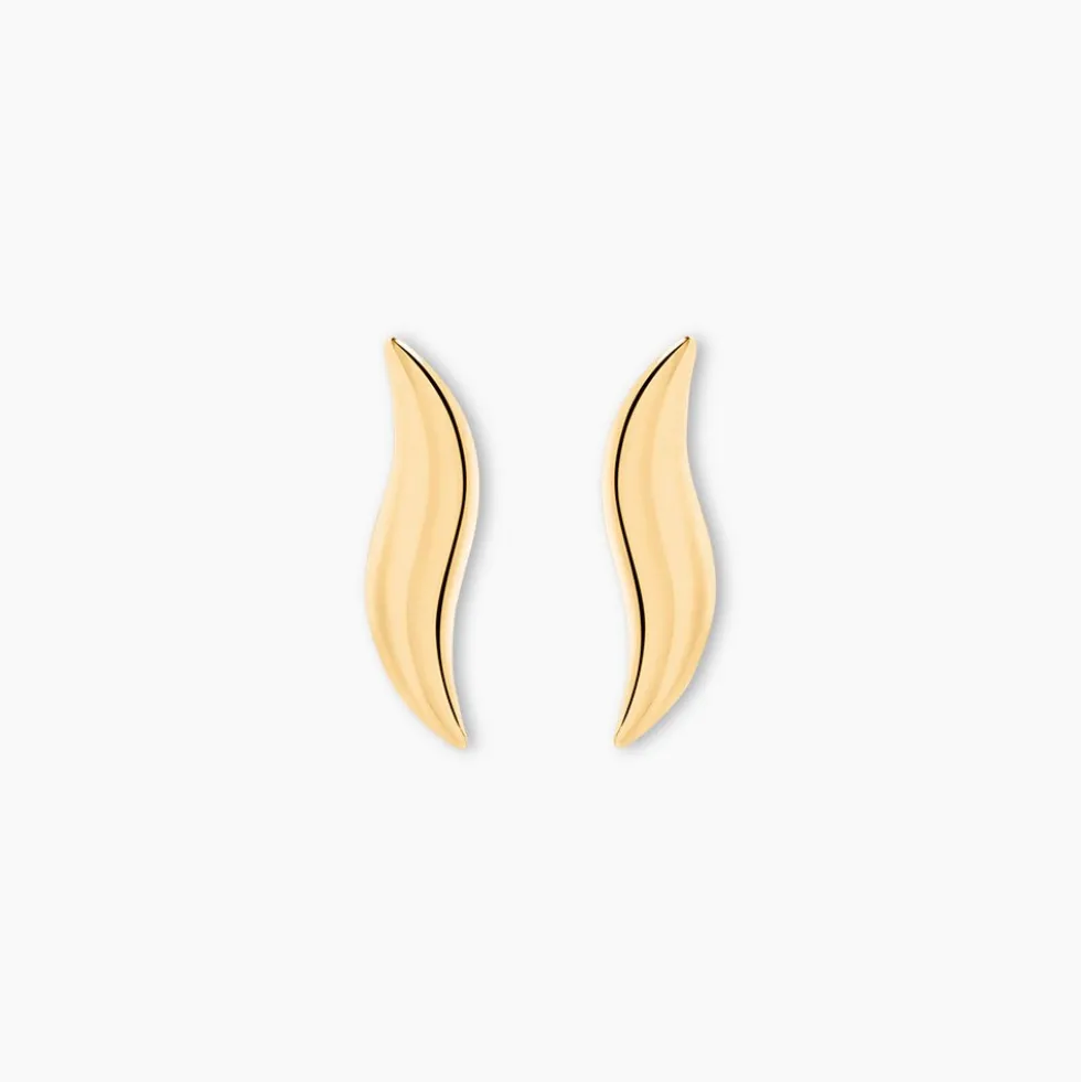 Boucles D'oreilles Puces Merrion Or Jaune