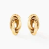 Boucles D'oreilles Puces Nyx Or Jaune