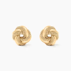 Boucles D'oreilles Puces Or Jaune Campanula