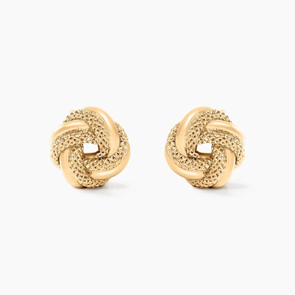 Boucles D'oreilles Puces Or Jaune Campanula